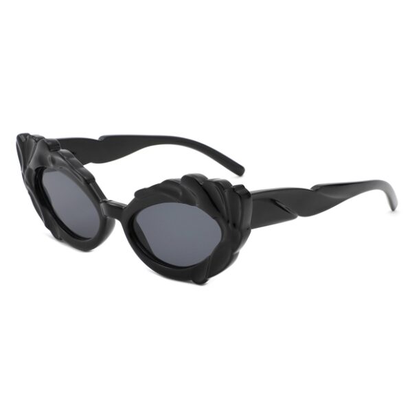 Sculpted Cat Eye Sunglasses