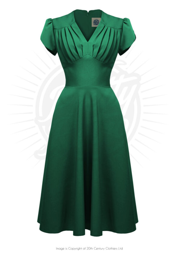 Emerald Pretty retro Swing Dress