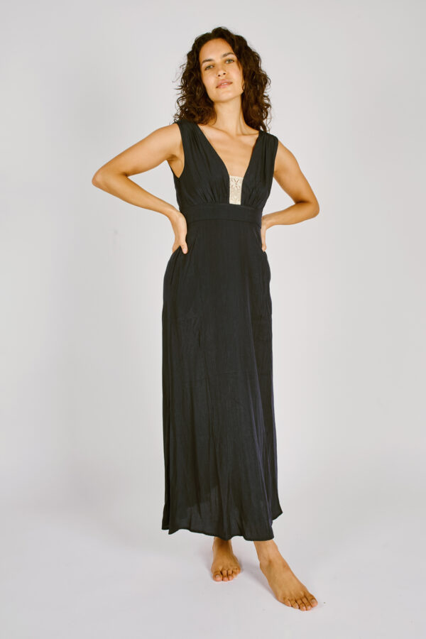 Midnight Lace Blanche Dress