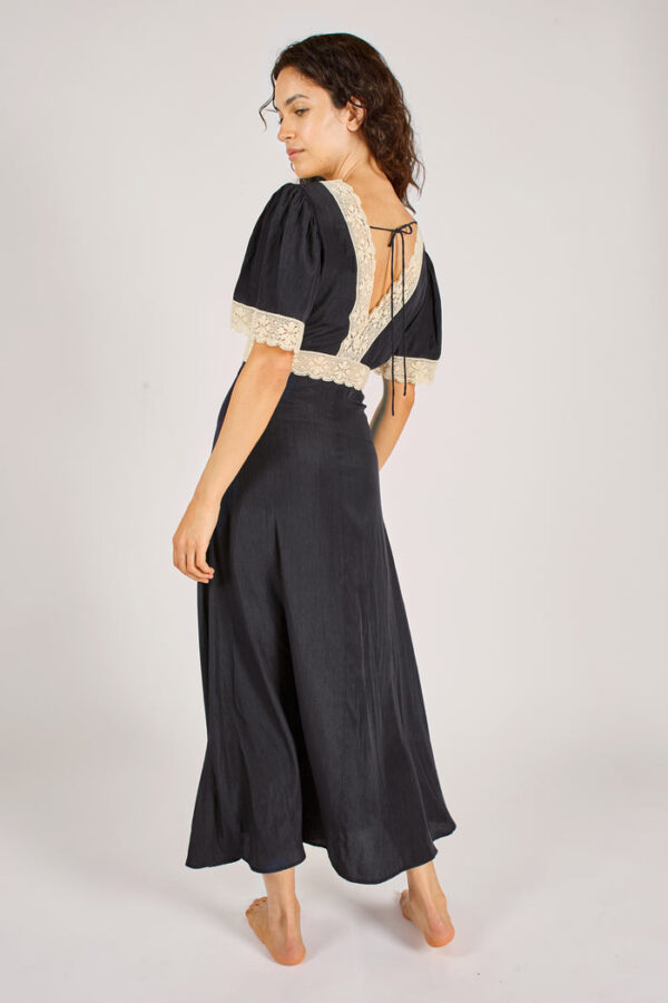 Midnight Lace Felicity Dress back