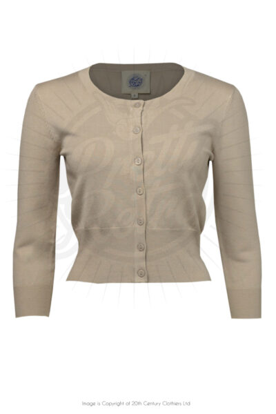 Oatmeal Pretty Retro Cardigan