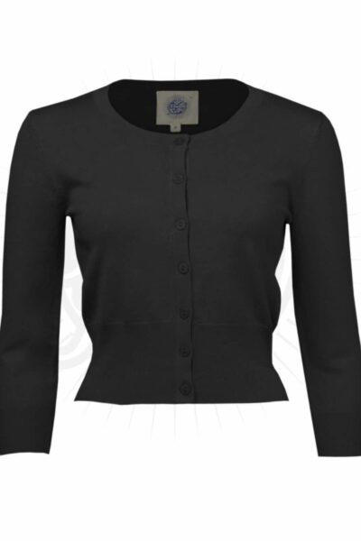 Pretty Retro black cardigan