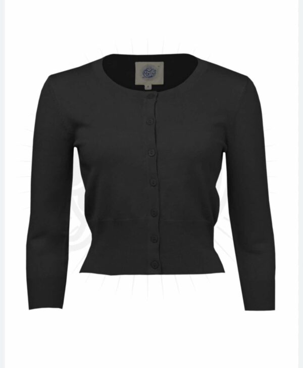 Pretty Retro black cardigan