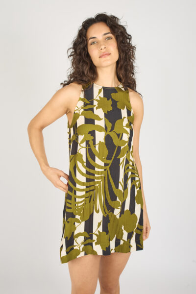 the archive penny dress in black olive