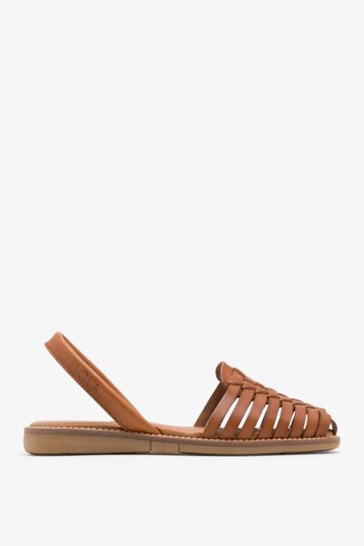 Brown Flat Sandals