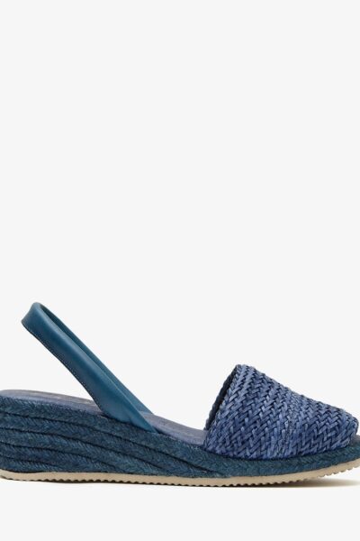 Denim Wedges