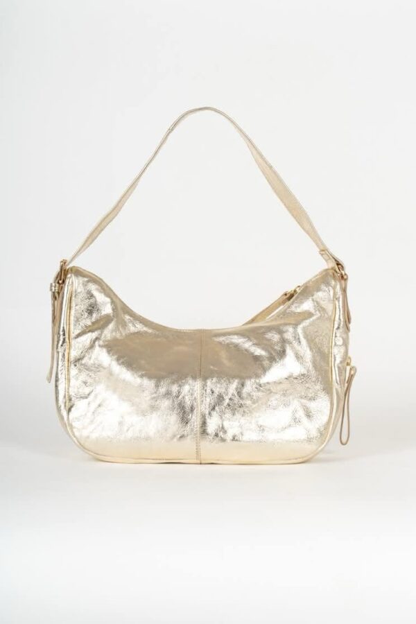 Over The Shoulder Gold Bag