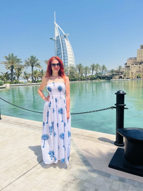 Palm Print Rosie Dress