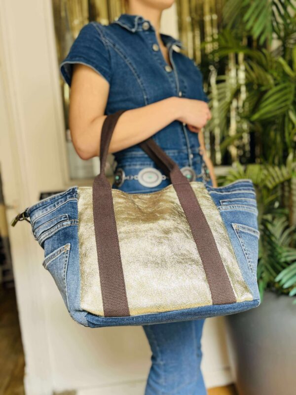 New Jersey Denim Travel Bag - Image 2