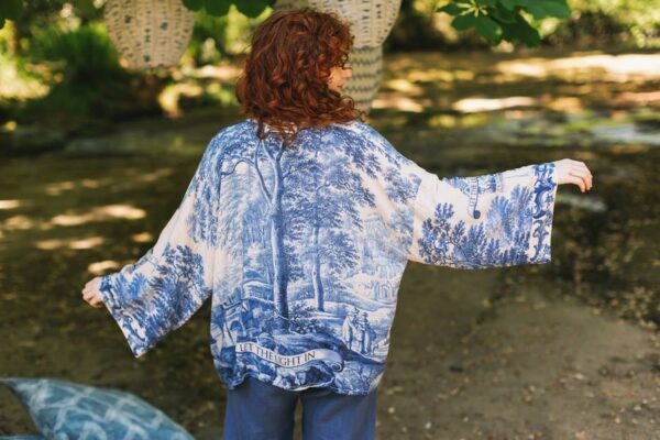 Cropped Kimono “Let The Light In” Pixie Duster